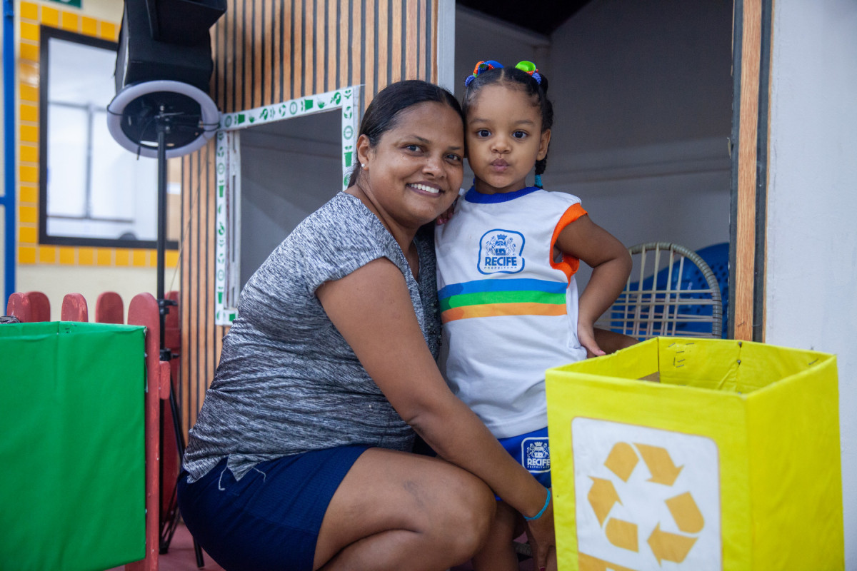 Mães confiam no trabalho dos profissionais da creche e sabem que filhos estão em segurança
