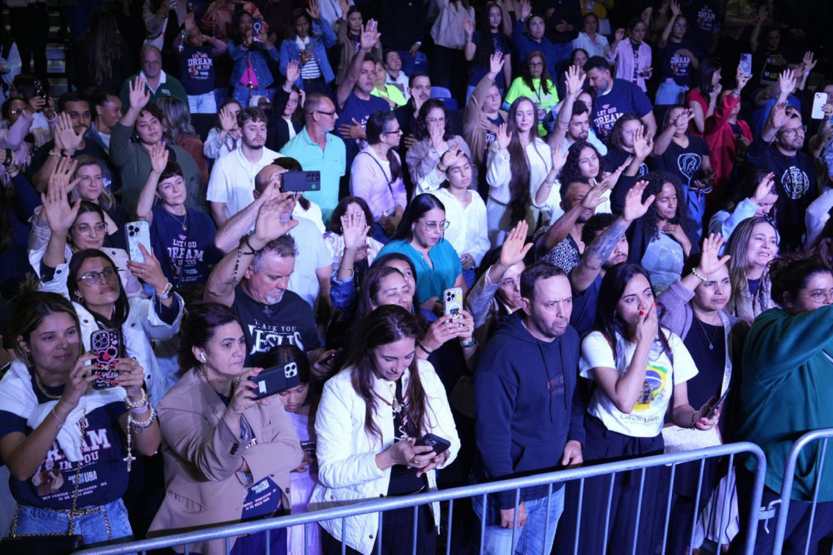 Show de Frei Gilson nos Estados Unidos.
