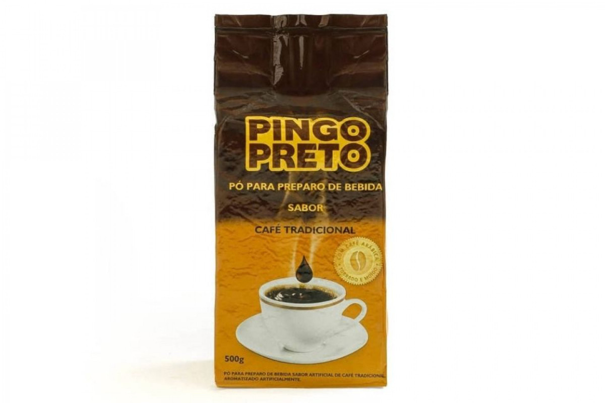 Pó para o Preparo de Bebida Sabor Café Preto Marca Pingo Preto - Jurerê Caffe Comércio de Alimentos Ltda. 

