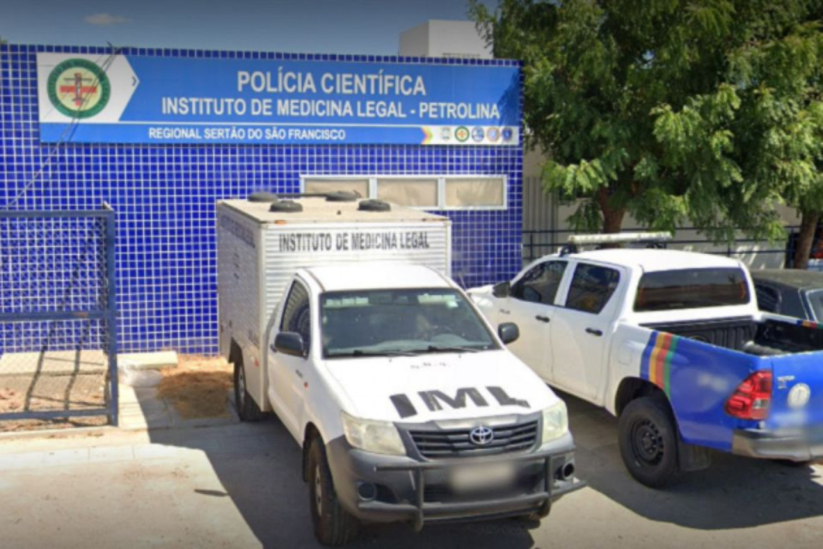 Instituto de Medicina Legal de Petrolina, Sertão de Pernambuco (Reprodução) Instituto de Medicina Legal de Petrolina, Sertão de Pernambuco/Reprodução