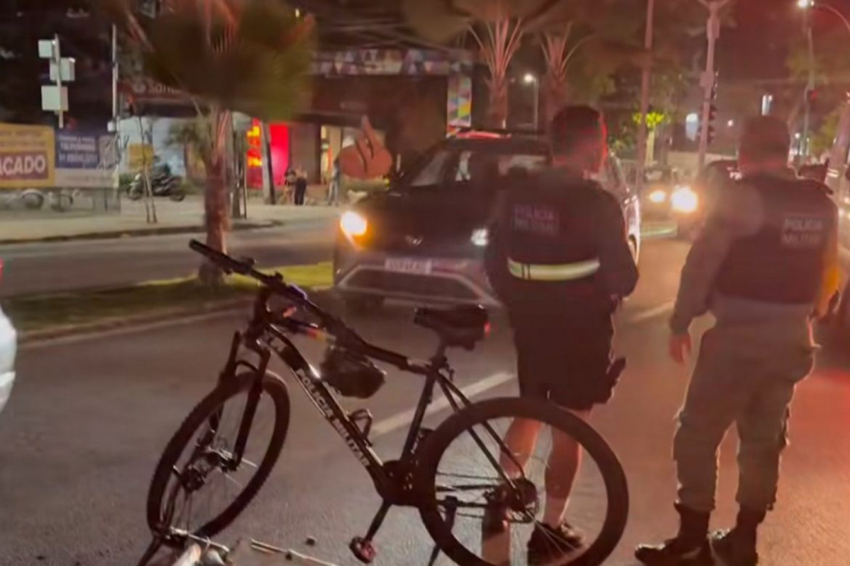 Acidentes envolvendo ciclistas são comuns na capital/Foto: Reprodução/Instagram