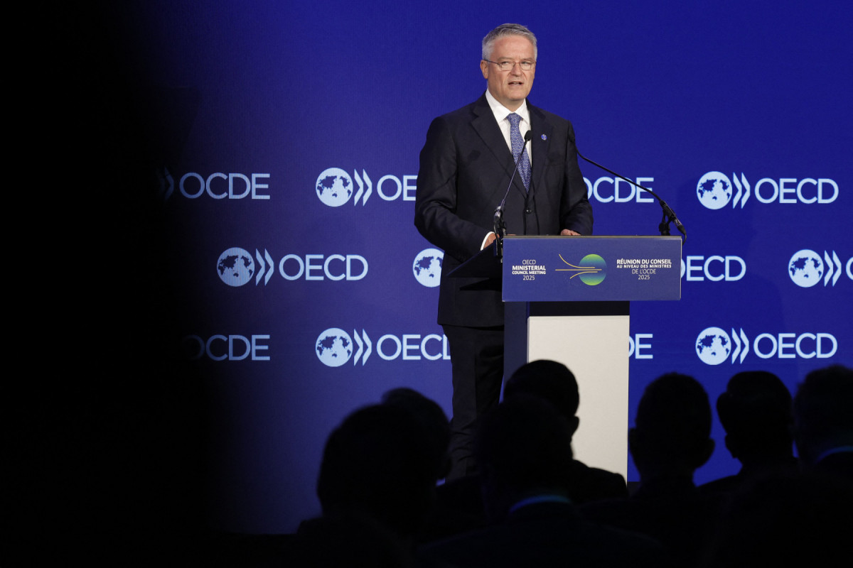 Secretário-Geral da OCDE, Mathias Cormann
(GEOFFROY VAN DER HASSELT/AFP)
Secretário-Geral da OCDE, Mathias Cormann
/GEOFFROY VAN DER HASSELT/AFP