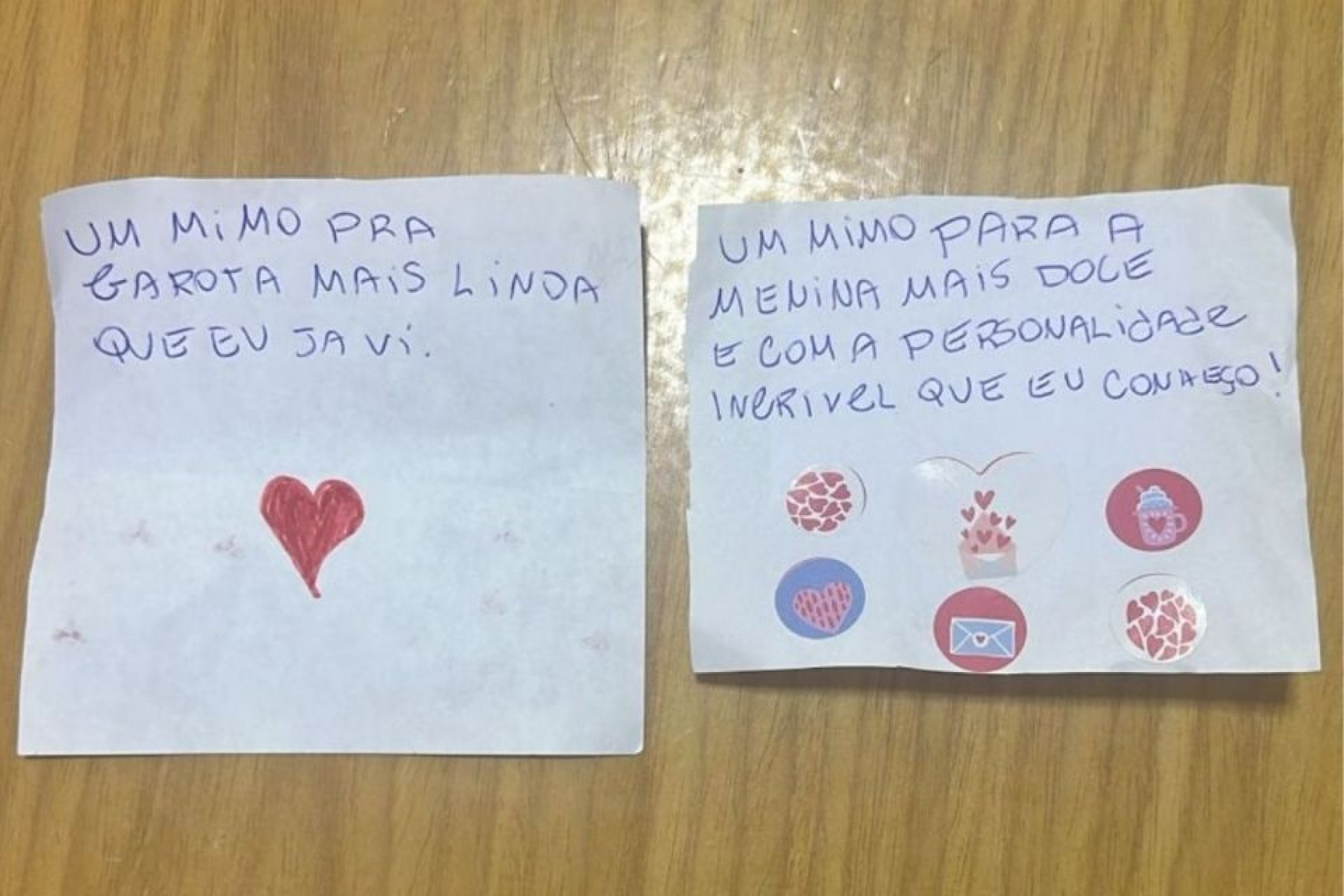 Bilhetes foram enviados junto ao bolo envenenado 