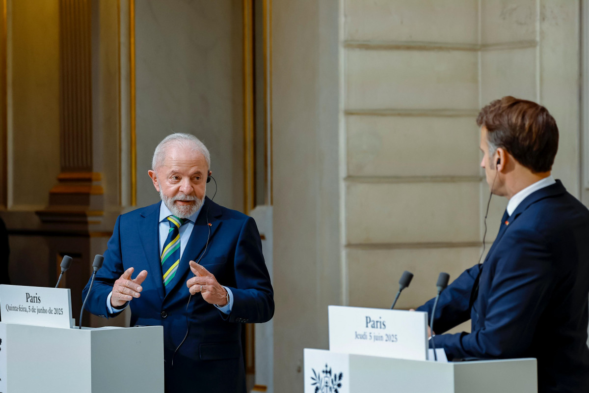 Presidente Lula está em Paris a convite presidente da França, Emmanuel Macron (Foto: Ricardo Stuckert/PR) Presidente Lula está em Paris a convite presidente da França, Emmanuel Macron/Foto: Ricardo Stuckert/PR