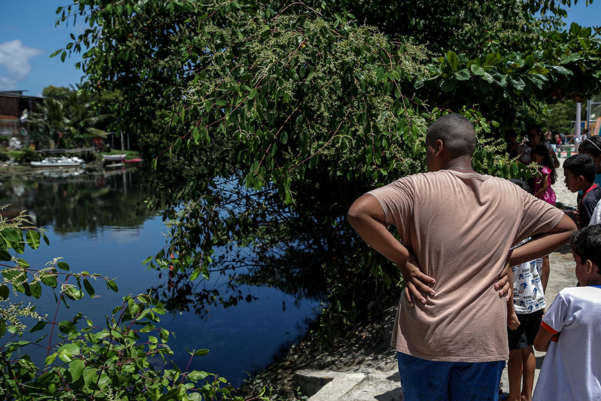 Parque alagável no Recife (Rafael Vieira/DP) Parque alagável no Recife/Rafael Vieira/DP