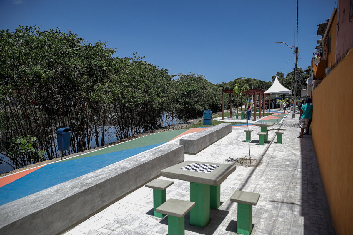 Parque alagável no Recife