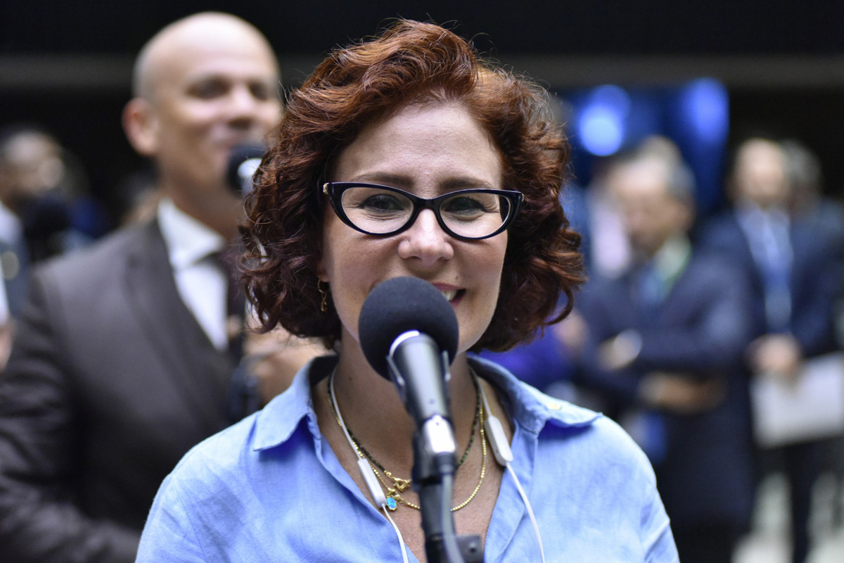 A deputada federal Carla Zambelli (PL-SP).