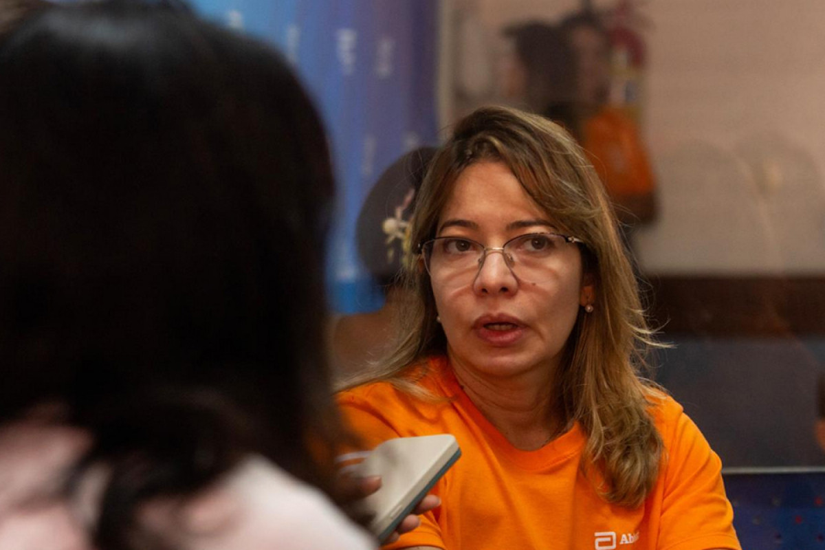Médica Fabiana Galvão explica o procedimento cirúrgico