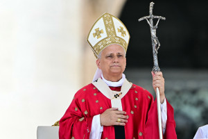 Papa Leão XIV na Praça de São Pedro