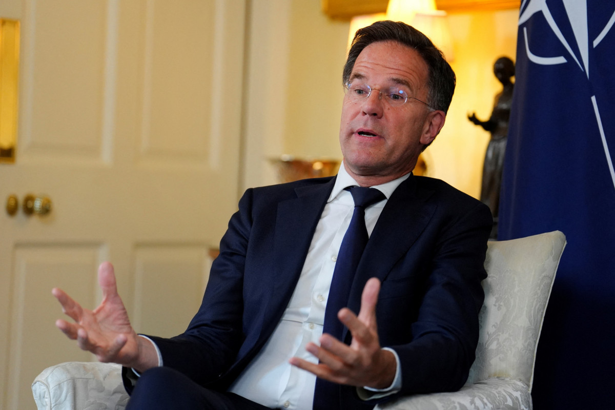 Secretário-geral da Organização do Tratado do Atlântico Norte (OTAN), Mark Rutte (JORDAN PETTITT / POOL / AFP) Secretário-geral da Organização do Tratado do Atlântico Norte (OTAN), Mark Rutte/JORDAN PETTITT / POOL / AFP