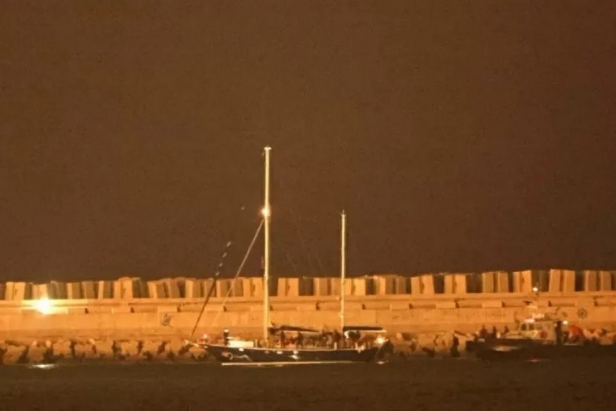 Barco 'Madleen' se aproximando do porto de Ashdod, em Israel (Jack GUEZ / AFP) Barco 'Madleen' se aproximando do porto de Ashdod, em Israel/Jack GUEZ / AFP