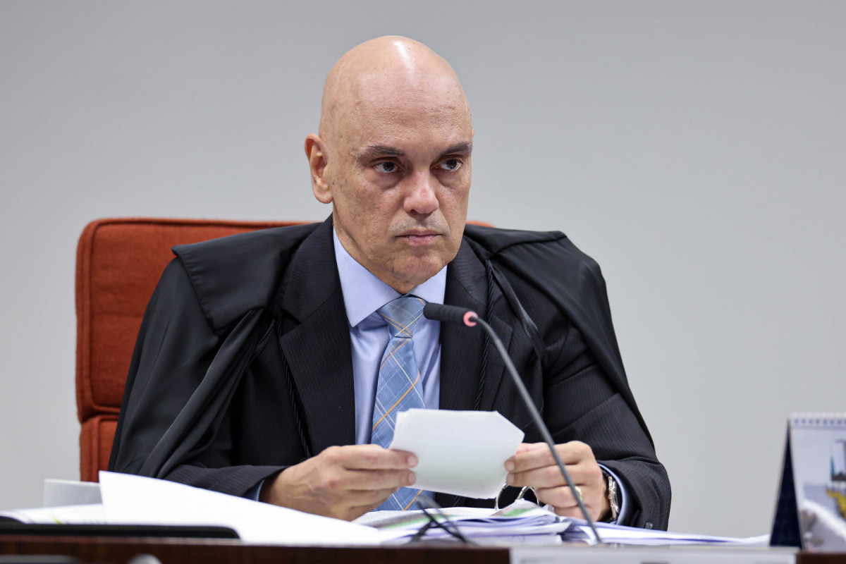 Interrogatórios dos réus da Ação Penal (AP) 2668 -
Ministro Alexandre de Moraes (Foto: Ton Molina/STF) Interrogatórios dos réus da Ação Penal (AP) 2668 -
Ministro Alexandre de Moraes/Foto: Ton Molina/STF