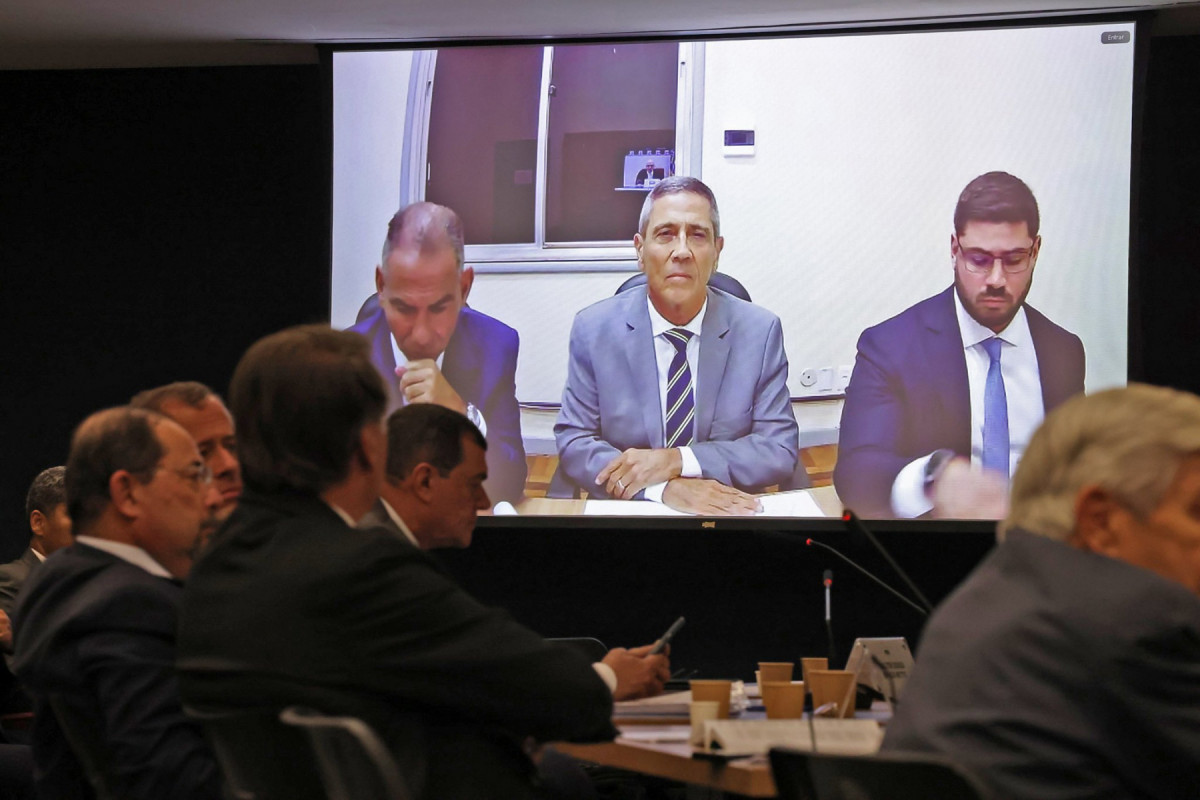 Interrogatório de Braga Netto (Fellipe Sampaio/STF) Interrogatório de Braga Netto/Fellipe Sampaio/STF