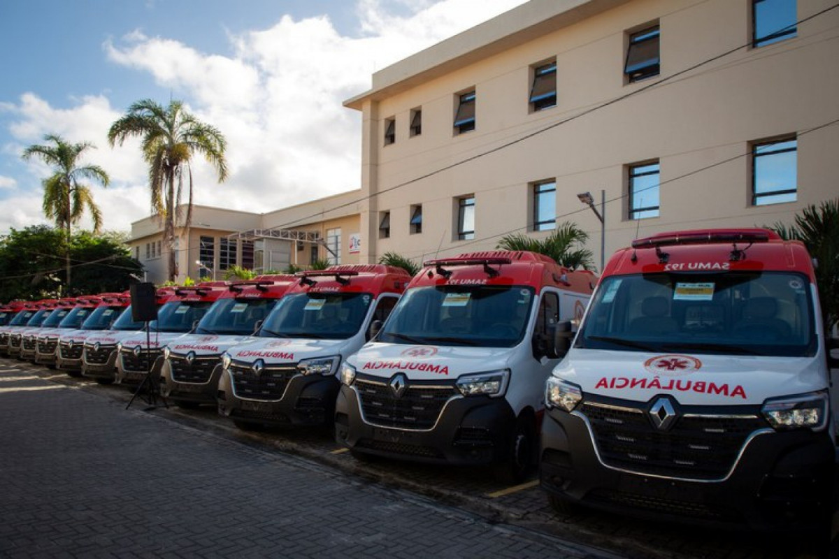 Novas ambulâncias do Serviço de Atendimento Móvel de Urgência (SAMU 192) (Rafael Nascimento/MS) Novas ambulâncias do Serviço de Atendimento Móvel de Urgência (SAMU 192)/Rafael Nascimento/MS