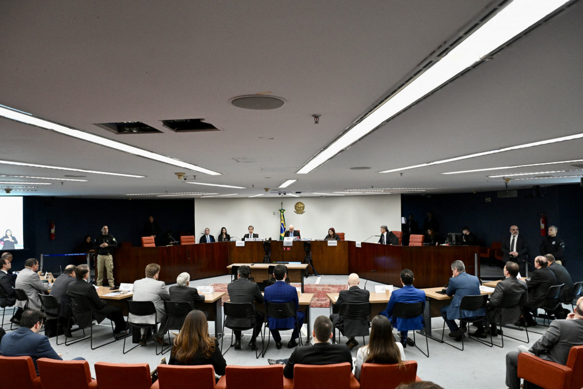  Foto geral do julgamento da trama golpista