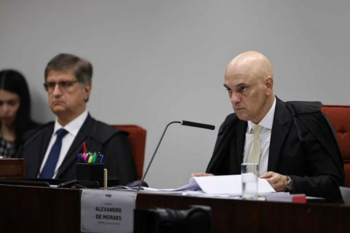 Alexandre de Moraes durante Interrogatórios dos réus da Ação Penal (AP) 2668 (Ton Molina/STF) Alexandre de Moraes durante Interrogatórios dos réus da Ação Penal (AP) 2668/Ton Molina/STF