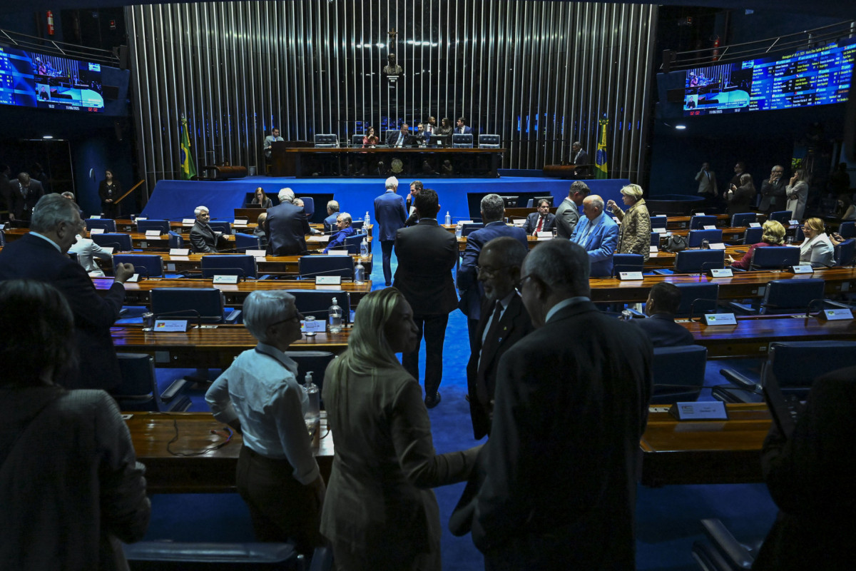 Plenário do Senado Federal durante sessão deliberativa ordinária/Jefferson Rudy/Agência Senado