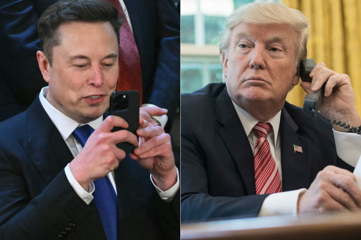 Esta combinação de fotos, criada em 6 de junho de 2025, mostra
Elon Musk tirando uma foto com seu celular antes do discurso do presidente dos EUA, Donald Trump, em uma sessão conjunta do Congresso, na Câmara dos Representantes do Capitólio, em Washington, DC, em 4 de março de 2025. (E)
O presidente dos EUA, Donald Trump, aguardando para falar ao telefone com o primeiro-ministro irlandês, Leo Varadkar, para parabenizá-lo por sua recente vitória eleitoral, no Salão Oval da Casa Branca, em Washington, DC, em 27 de junho de 2017. O improvável casamento político de Donald Trump e Elon Musk culminou em um divórcio público e inflamado em 5 de junho de 2025, com o presidente dos EUA ameaçando retirar do bilionário seus enormes contratos governamentais como vingança. (Foto de SAUL LOEB e NICHOLAS KAMM / AFP) ( AFP) Esta combinação de fotos, criada em 6 de junho de 2025, mostra
Elon Musk tirando uma foto com seu celular antes do discurso do presidente dos EUA, Donald Trump, em uma sessão conjunta do Congresso, na Câmara dos Representantes do Capitólio, em Washington, DC, em 4 de março de 2025. (E)
O presidente dos EUA, Donald Trump, aguardando para falar ao telefone com o primeiro-ministro irlandês, Leo Varadkar, para parabenizá-lo por sua recente vitória eleitoral, no Salão Oval da Casa Branca, em Washington, DC, em 27 de junho de 2017. O improvável casamento político de Donald Trump e Elon Musk culminou em um divórcio público e inflamado em 5 de junho de 2025, com o presidente dos EUA ameaçando retirar do bilionário seus enormes contratos governamentais como vingança. (Foto de SAUL LOEB e NICHOLAS KAMM / AFP)/ AFP
