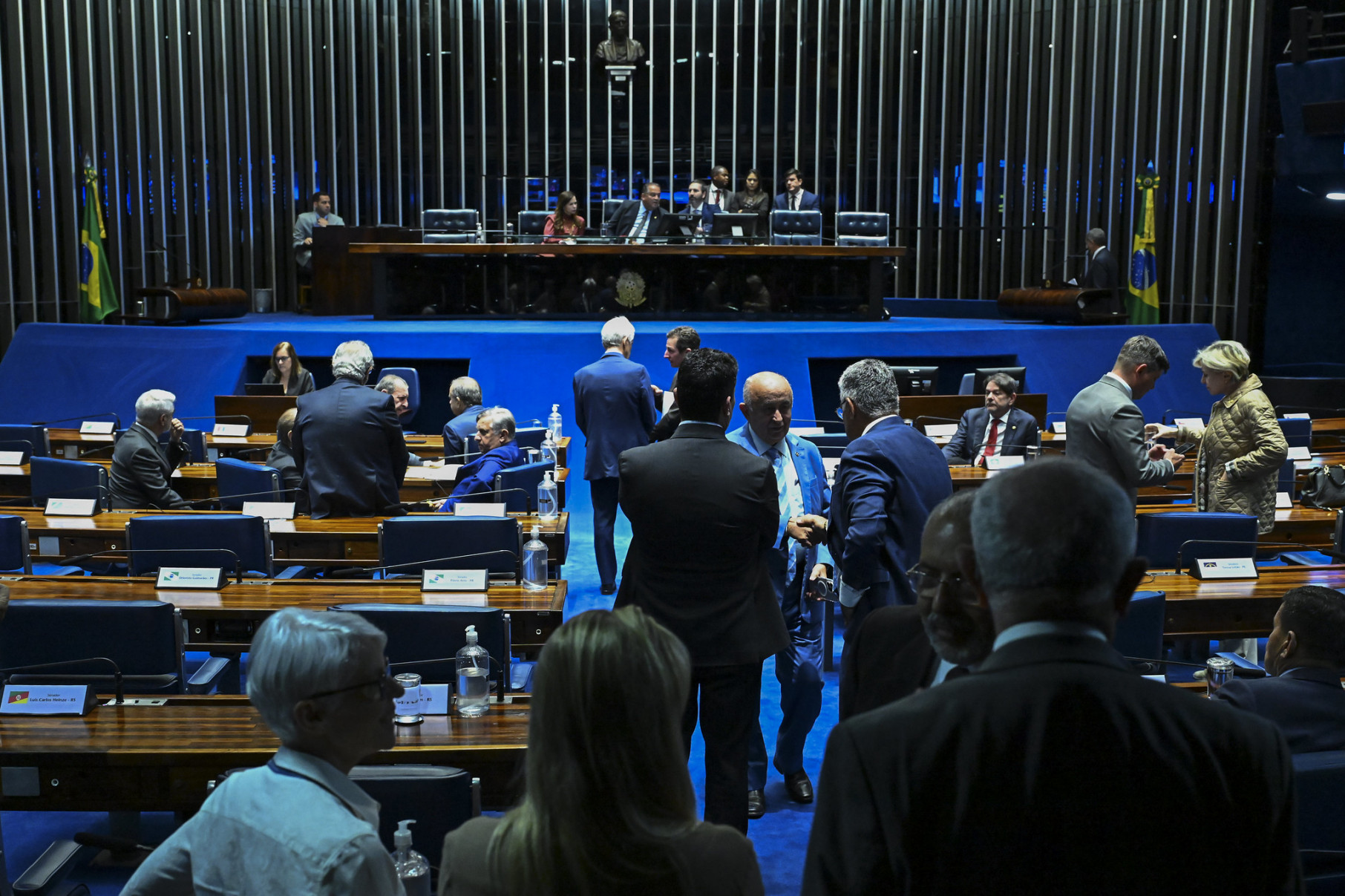 Plenário do Senado Federal durante sessão deliberativa ordinária