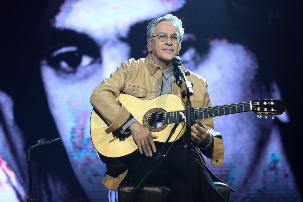 O artista Caetano Veloso.