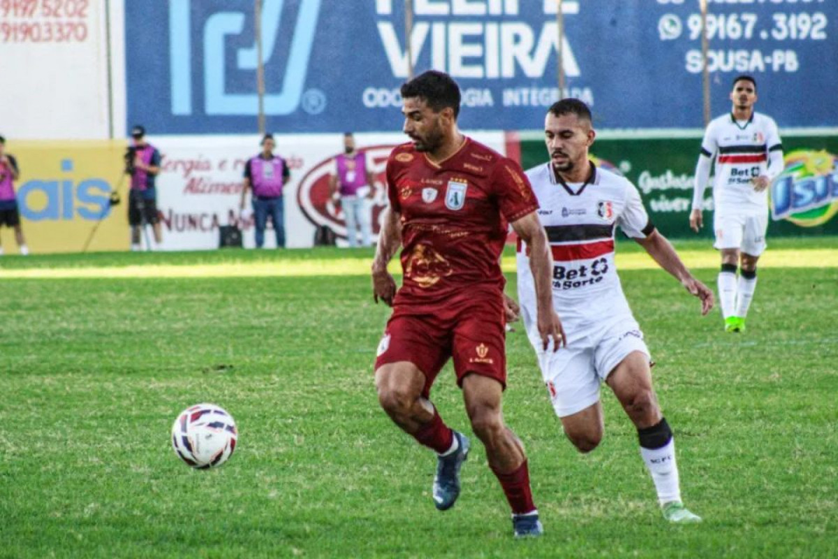 Sem vencer como visitante há quase cinco meses, Sousa encara o Santa Cruz (Ágatha Luelma / Sousa) Sem vencer como visitante há quase cinco meses, Sousa encara o Santa Cruz/Ágatha Luelma / Sousa