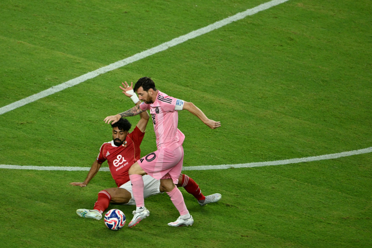 Messi fez grande segundo tempo ( AFP) Messi fez grande segundo tempo/ AFP