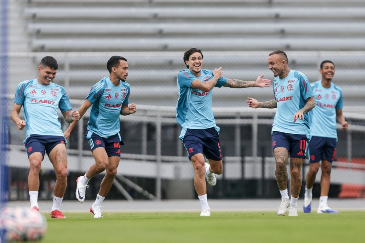 O Flamengo estreia nesta segunda-feira (16) pelo Mundial de Clubes ( Gilvan de Souza/Flamengo) O Flamengo estreia nesta segunda-feira (16) pelo Mundial de Clubes/ Gilvan de Souza/Flamengo