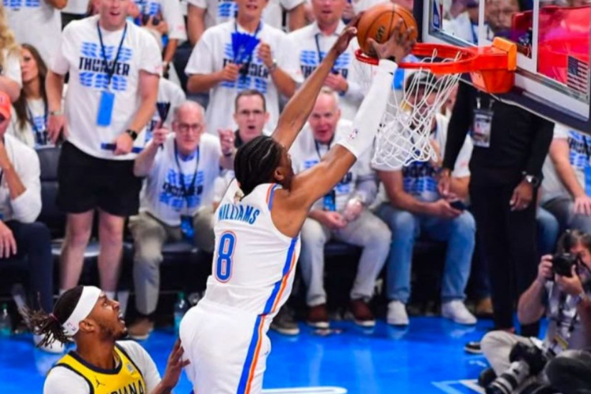 O Thunder lidera a série final contra o Indiana Pacers, por 3 a 2 (Divulgação/Thunder) O Thunder lidera a série final contra o Indiana Pacers, por 3 a 2/Divulgação/Thunder