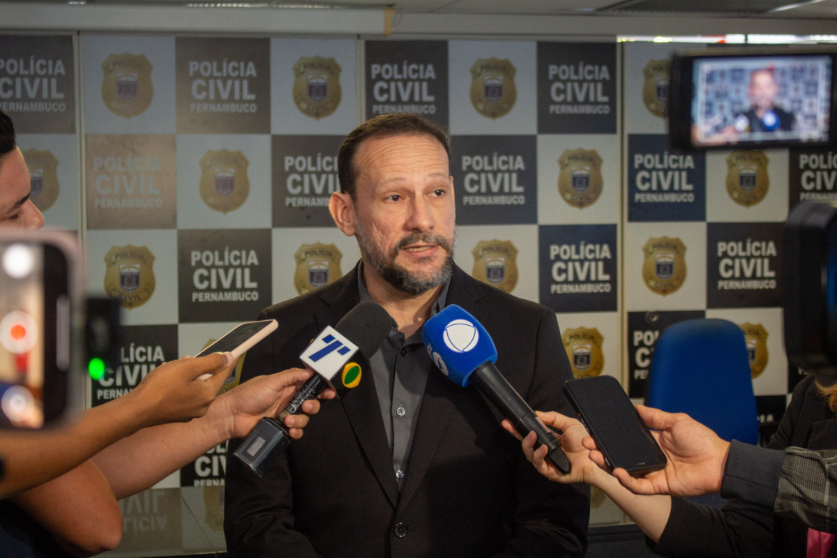 Coletiva de imprensa com o Delegado Franklin Soriano