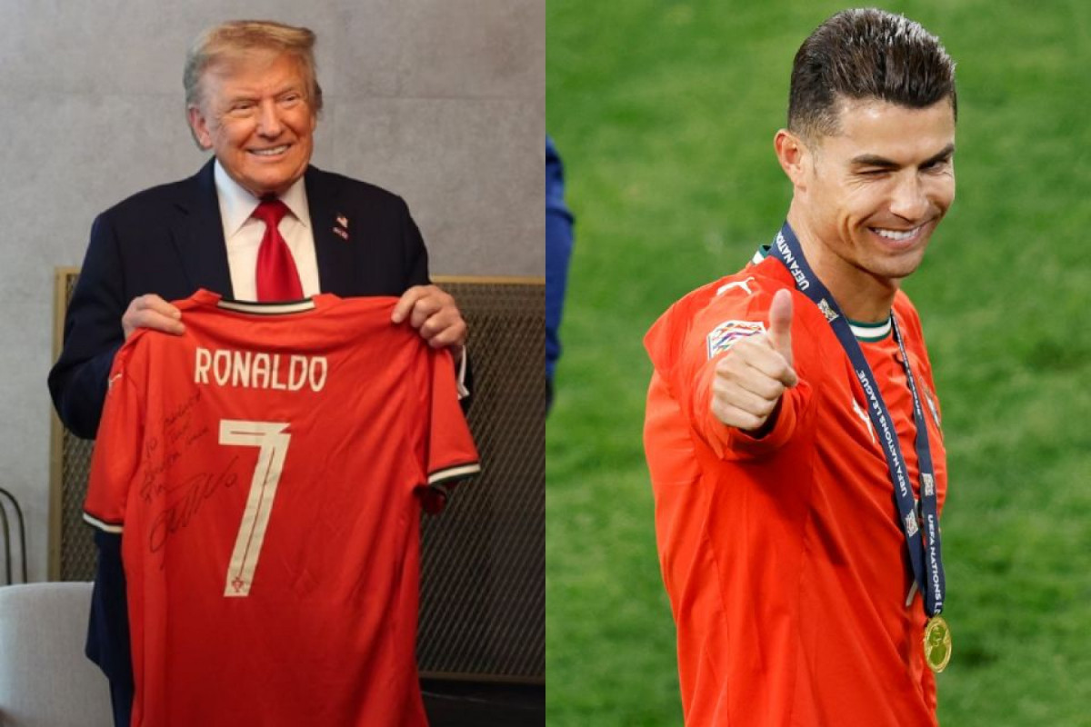 Cristiano Ronaldo foi campeão da Nations League (Divulgação/ X e ALEXANDRA BEIER / AFP)) Cristiano Ronaldo foi campeão da Nations League/Divulgação/ X e ALEXANDRA BEIER / AFP)