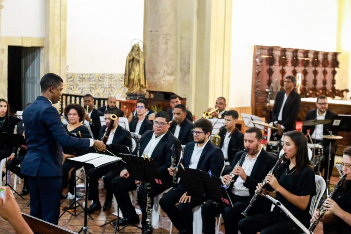 Banda Sinfônica do Centro de Educação Musical de Olinda (CEMO) (Crysli Viana/DP Foto) Banda Sinfônica do Centro de Educação Musical de Olinda (CEMO) /Crysli Viana/DP Foto
