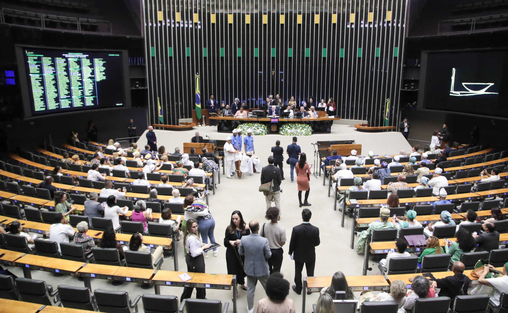 Plenário da Câmara dos Deputados, uma das casas do Congresso Nacional