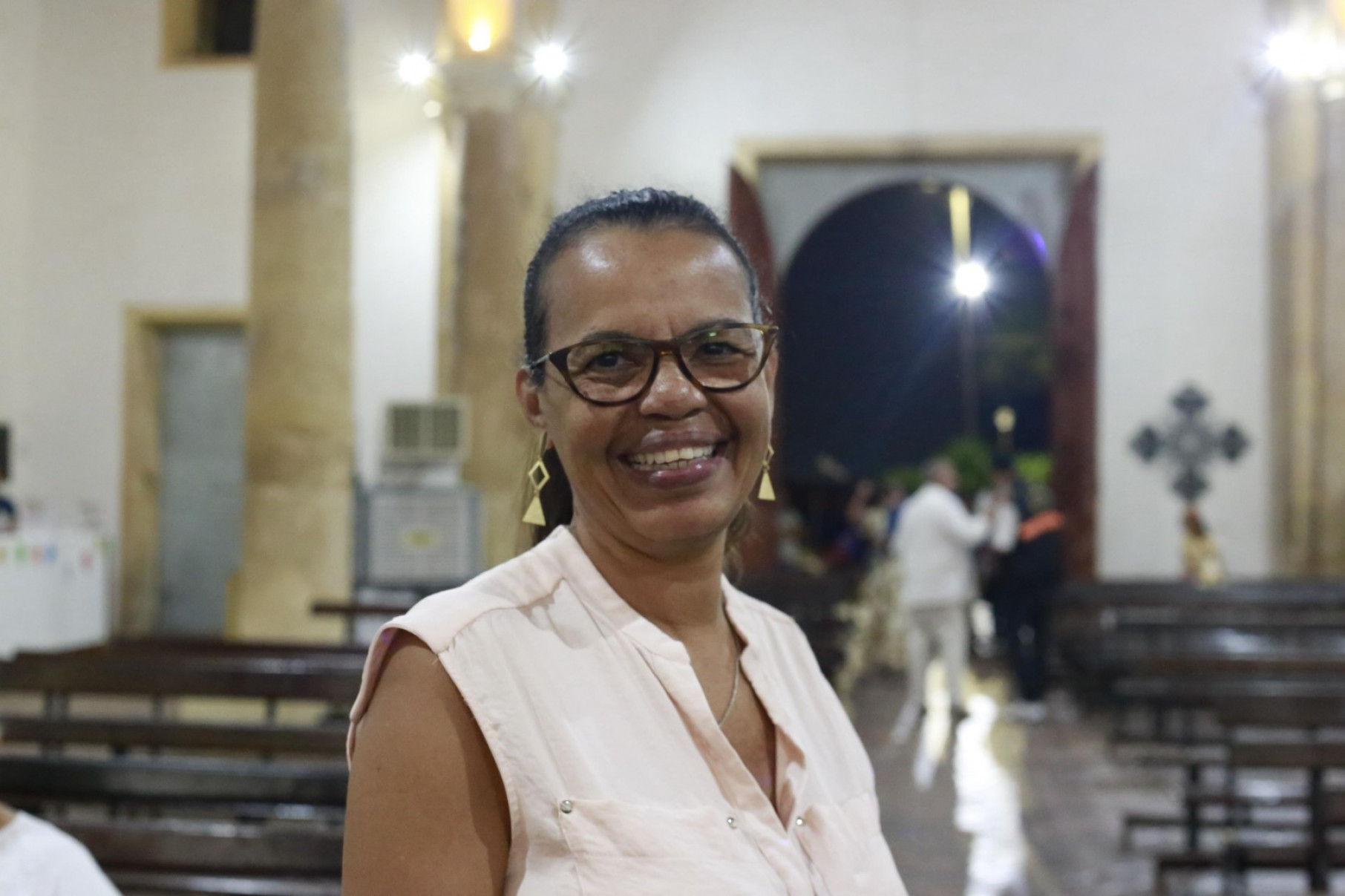 Karla Neves esteve com a família no evento