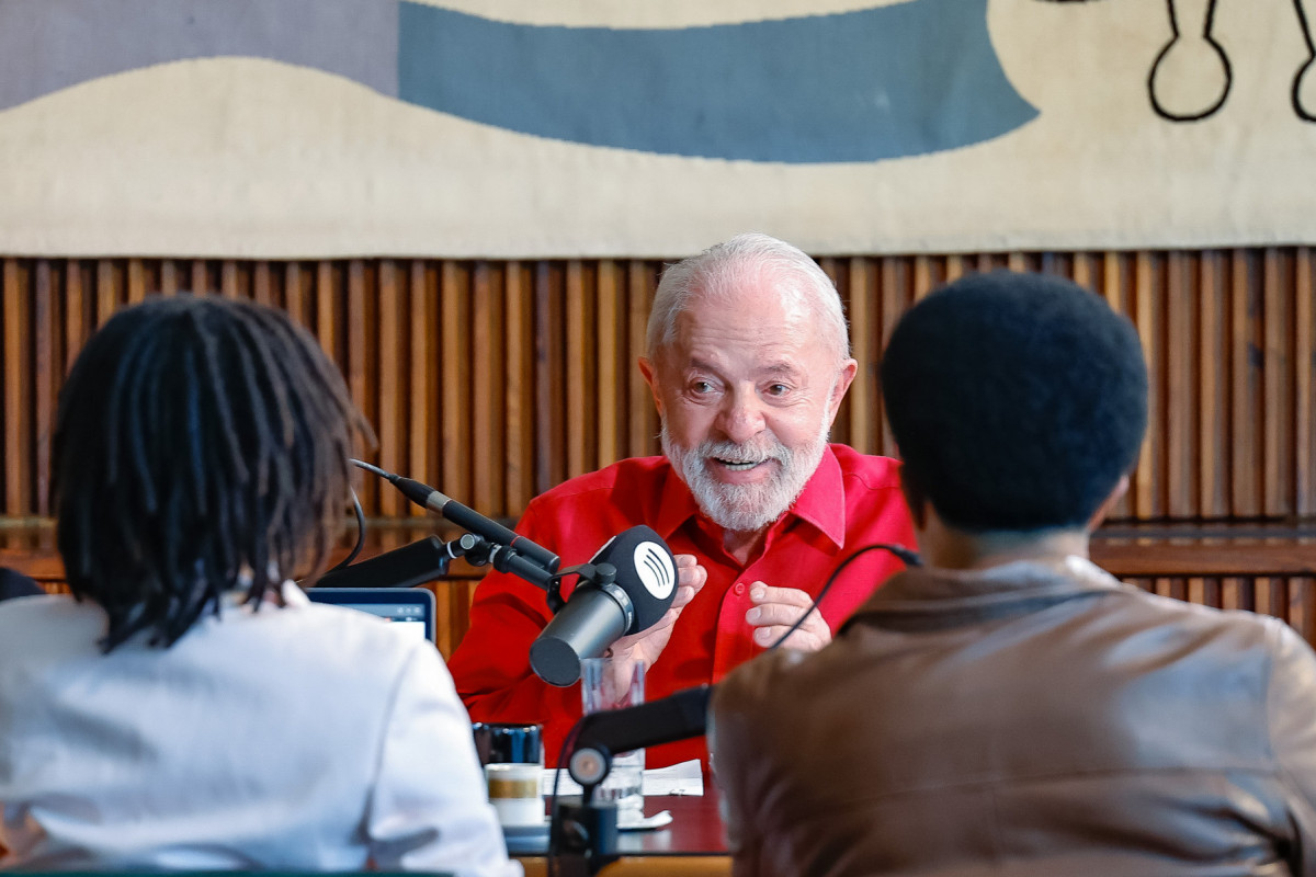15.06.2025 - Presidente da República, Luiz Inácio Lula da Silva, durante gravac?a?o para o podcast 15.06.2025 - Presidente da República, Luiz Inácio Lula da Silva, durante gravac?a?o para o podcast
