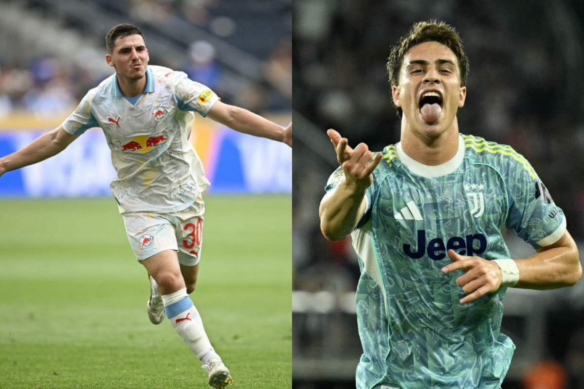 Oscar Gloukh (Salzburg) e Kenan Yildiz (Juventus) marcaram nas partidas da última quarta-feira (18) (PAUL ELLIS / AFP e ROBERTO SCHMIDT / AFP) Oscar Gloukh (Salzburg) e Kenan Yildiz (Juventus) marcaram nas partidas da última quarta-feira (18)/PAUL ELLIS / AFP e ROBERTO SCHMIDT / AFP