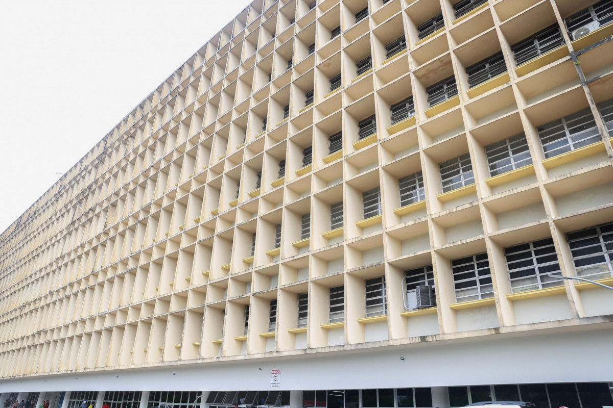 Fachada do Hospital da Restauração