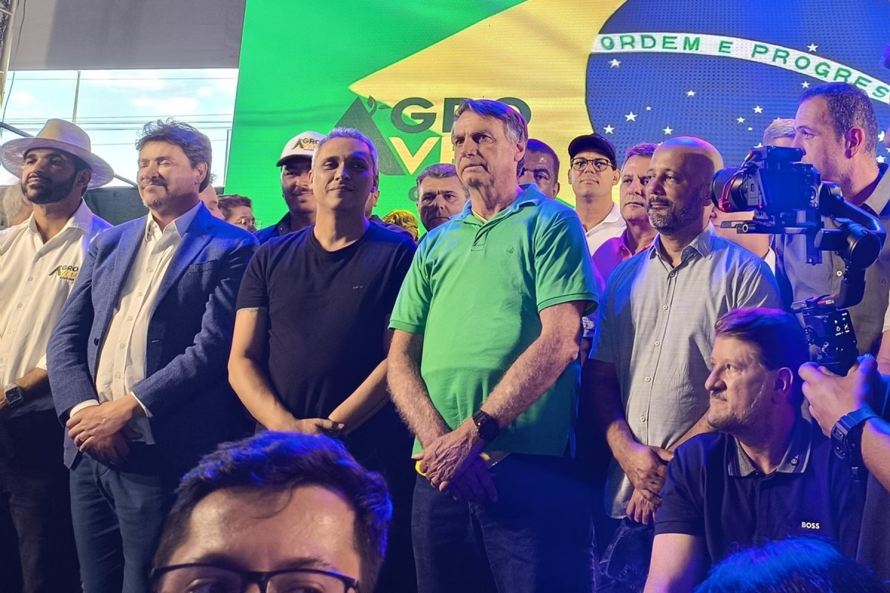 Bolsonaro na Feira do Agronegócio, em Goiânia