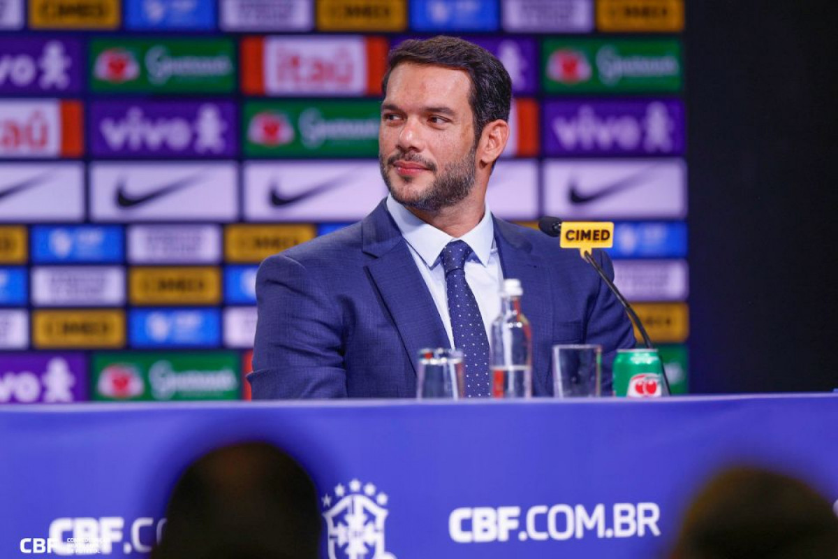 Samir Xaud, presidente da CBF (Rafael Ribeiro/CBF) Samir Xaud, presidente da CBF/Rafael Ribeiro/CBF