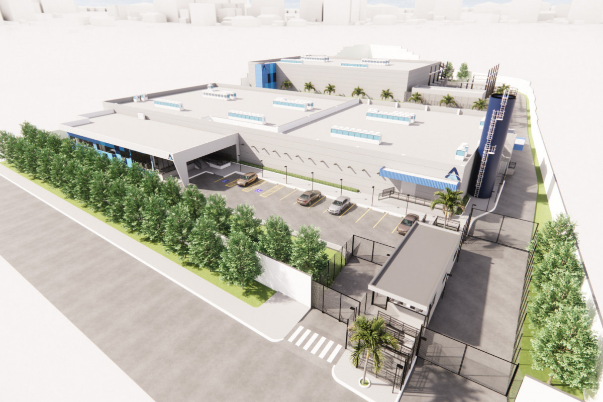 Imagem em 3D do Data Center Recife1 (Foto: Divulgação/Atlantic Data Centers) Imagem em 3D do Data Center Recife1/Foto: Divulgação/Atlantic Data Centers