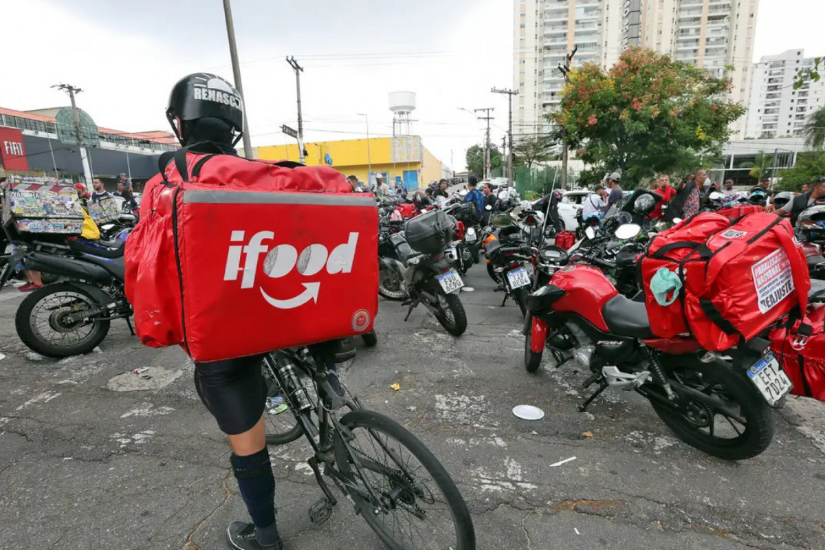 Entregadores do ifood (Foto: Paulo Pinto/Agência Brasil) Entregadores do ifood/Foto: Paulo Pinto/Agência Brasil