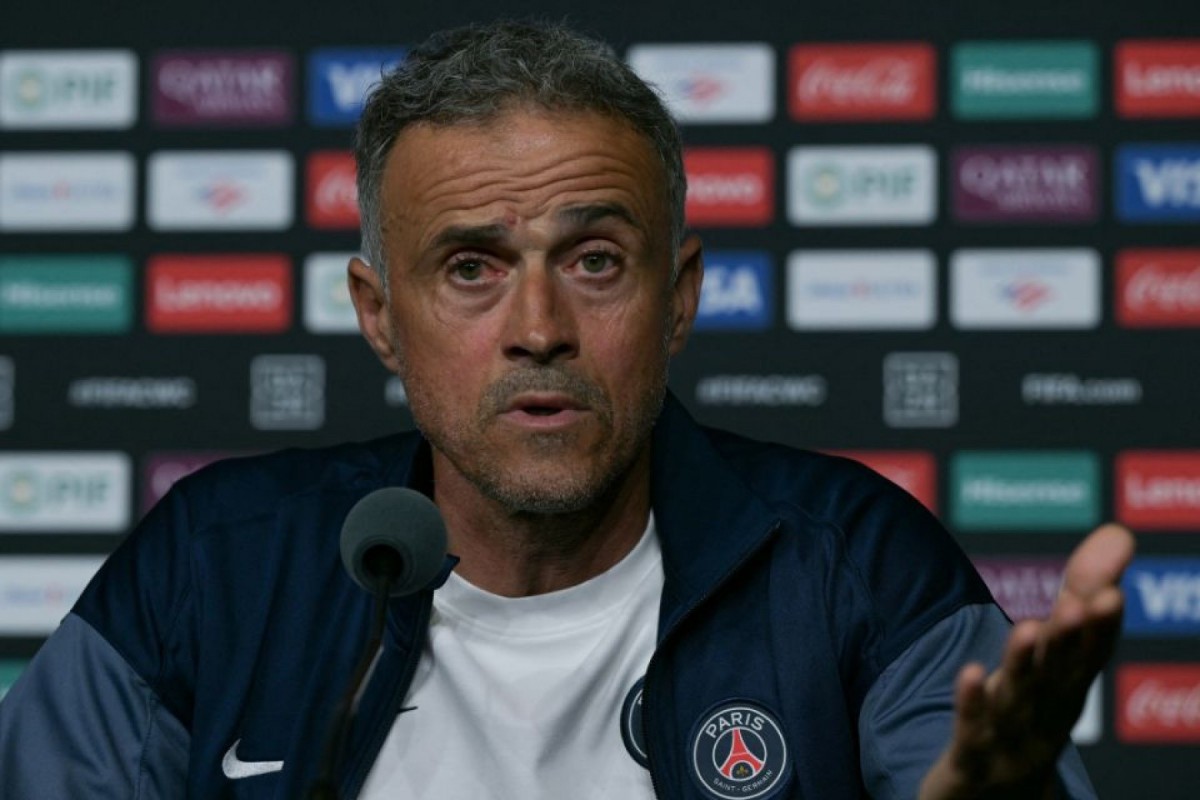 Luis Enrique, técnico do Paris Saint-Germain (JUAN MABROMATA / AFP) Luis Enrique, técnico do Paris Saint-Germain/JUAN MABROMATA / AFP