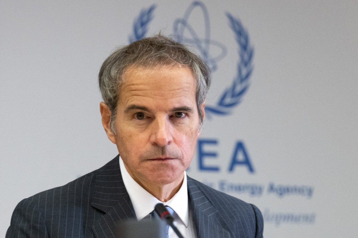 Diretor Geral da Agência Internacional de Energia Atômica (AIEA), Rafael Grossi (Joe Klamar/AFP) Diretor Geral da Agência Internacional de Energia Atômica (AIEA), Rafael Grossi/Joe Klamar/AFP