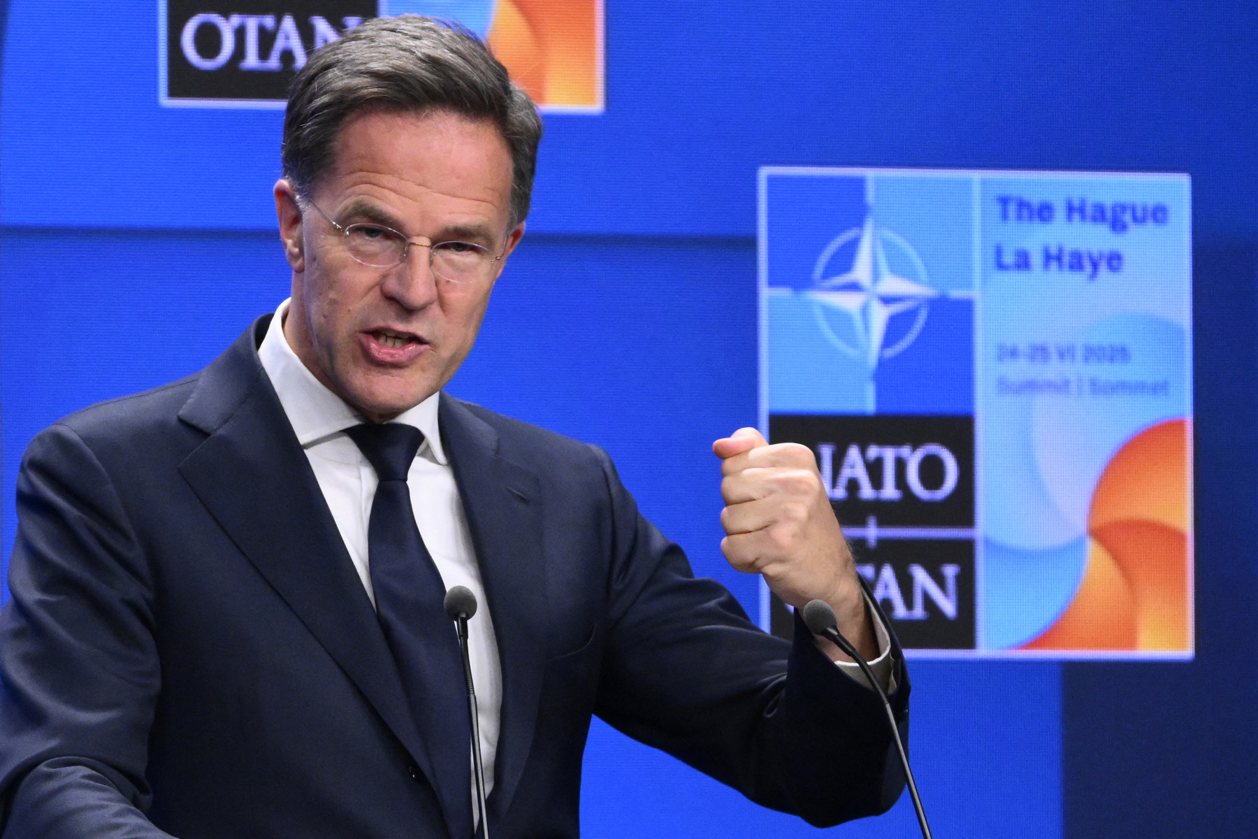 
Secretário-geral da Organização do Tratado do Atlântico Norte (Otan), Mark Rutte

