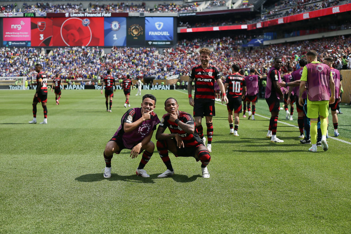 Wallace Yan, de apenas 20 anos, já marcou duas vezes no Mundial de Clubes ( Gilvan de Souza/Flamengo) Wallace Yan, de apenas 20 anos, já marcou duas vezes no Mundial de Clubes/ Gilvan de Souza/Flamengo