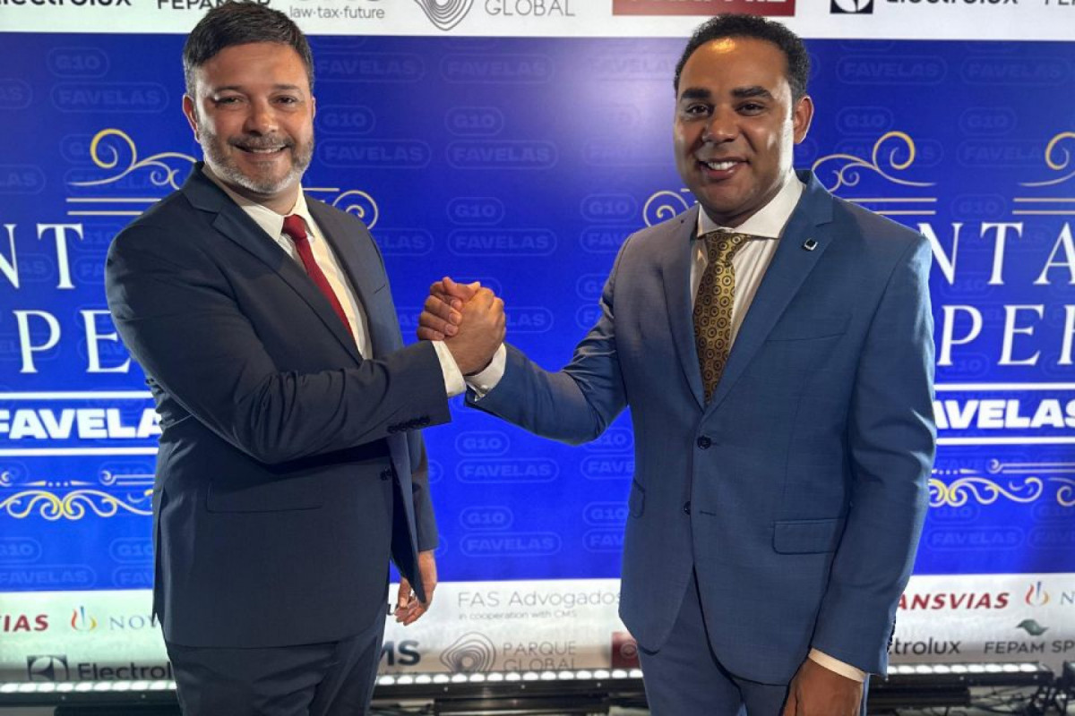 Fausto Filho (à esquerda) é o novo presidente nacional da organização (Divulgação ) Fausto Filho (à esquerda) é o novo presidente nacional da organização/Divulgação