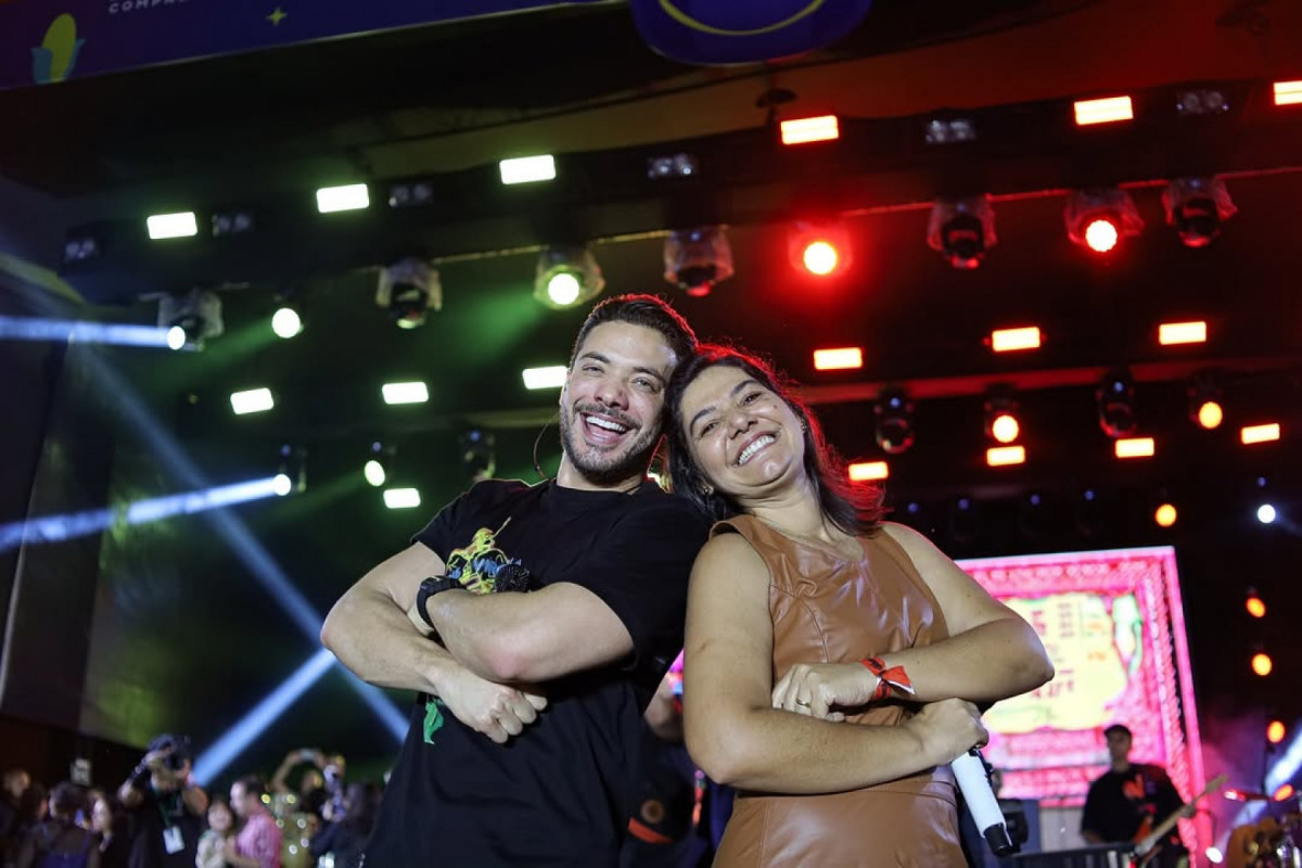 Viviane Facundes e Wesley Safadão. (Foto: Reprodução/Redes sociais) Viviane Facundes e Wesley Safadão./Foto: Reprodução/Redes sociais