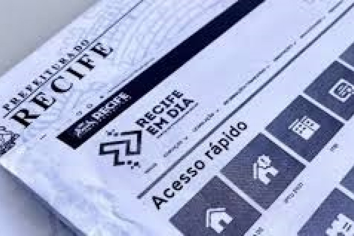 Boleto de IPTU de 2025 (Divulgação) Boleto de IPTU de 2025/Divulgação