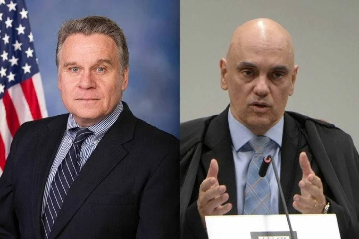Chris Smith emitiu criticas contra Alexandre de Moraes (United States Congress + Ed Alves CB/DA Press) Chris Smith emitiu criticas contra Alexandre de Moraes/United States Congress + Ed Alves CB/DA Press