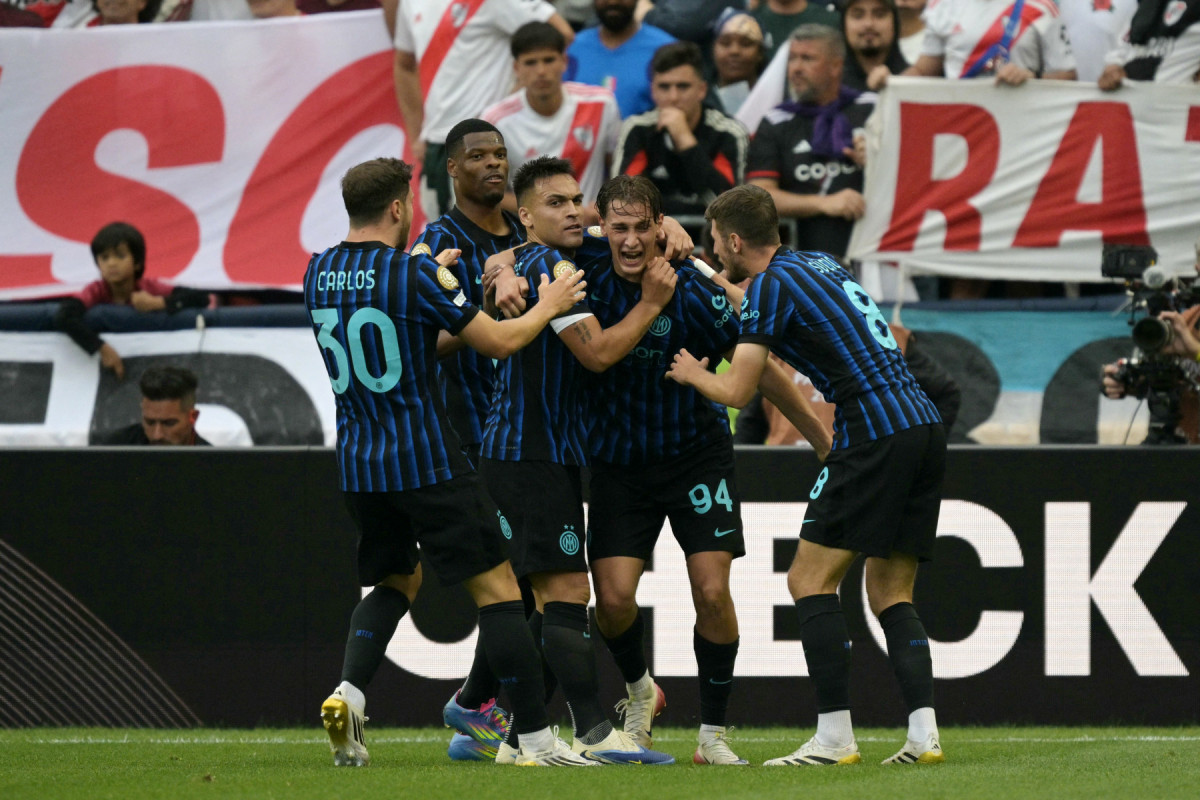 Inter de Milão eliminou o River Plate (JUAN MABROMATA / AFP) Inter de Milão eliminou o River Plate/JUAN MABROMATA / AFP