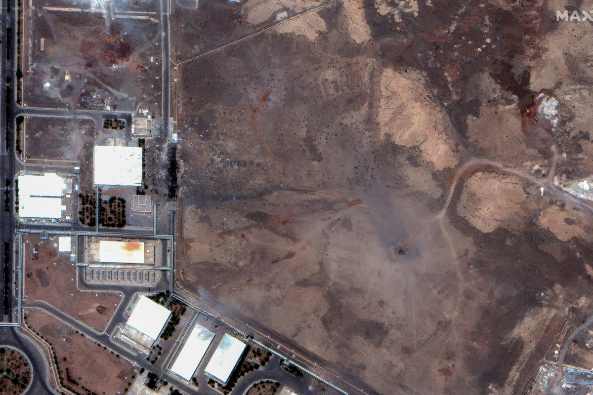 Ataques dos EUA ao Irã (Foto: Satellite image ©2025 Maxar Technologies / AFP) Ataques dos EUA ao Irã/Foto: Satellite image ©2025 Maxar Technologies / AFP